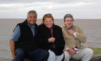 Dave with Pastor Alejandro and Marie Klinge